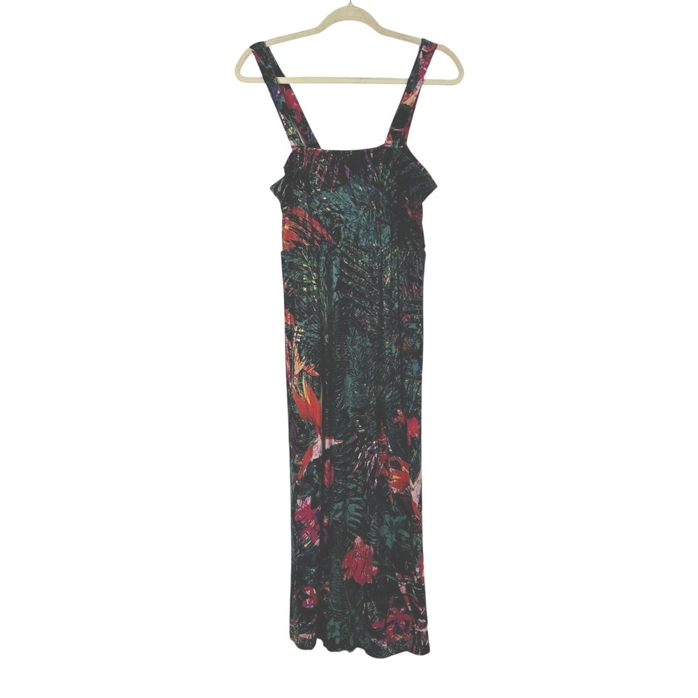 Soma Floral Maxi Dress in Green, Red, Pink